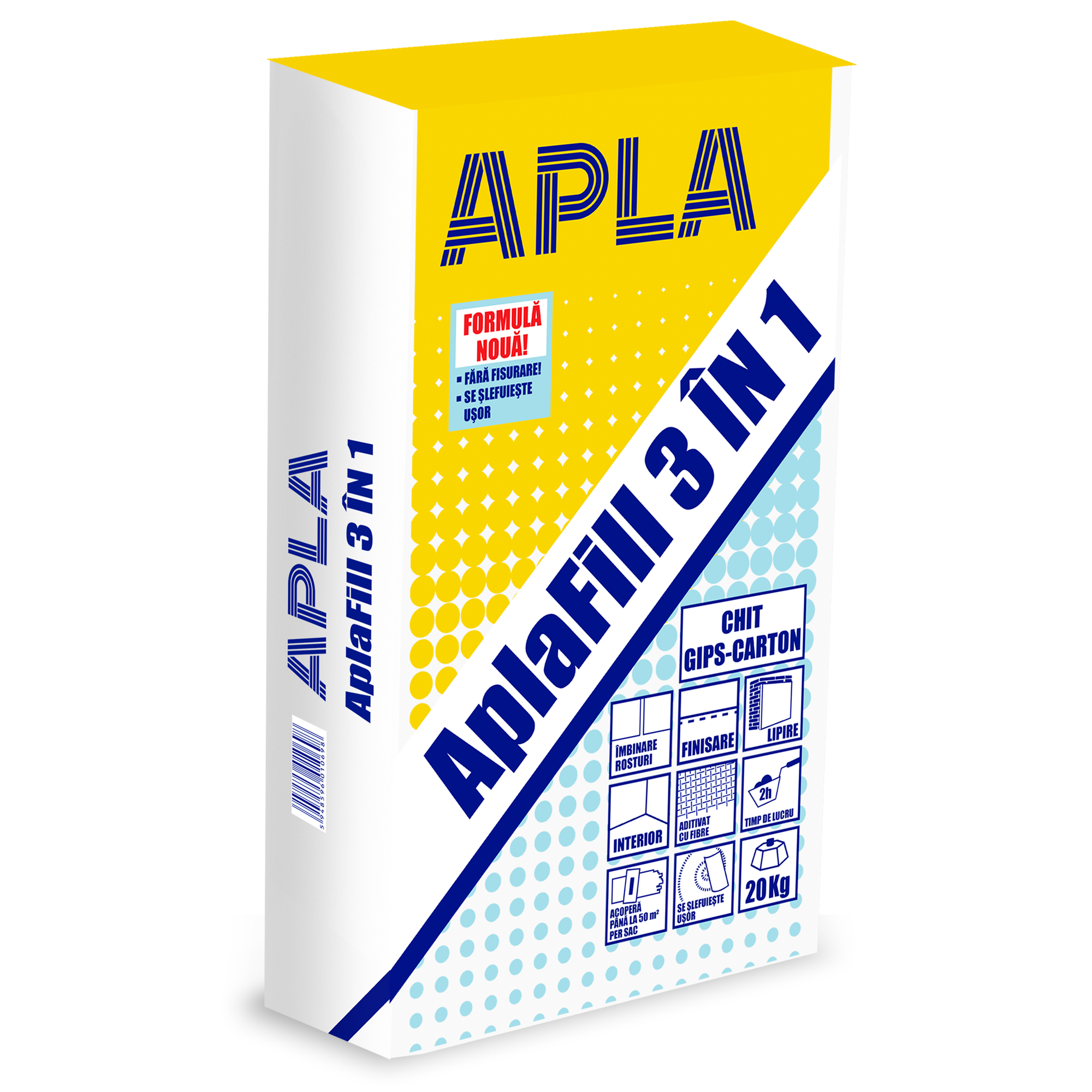 AplaFill 3 în 1 chit pentru plăci de gips - carton