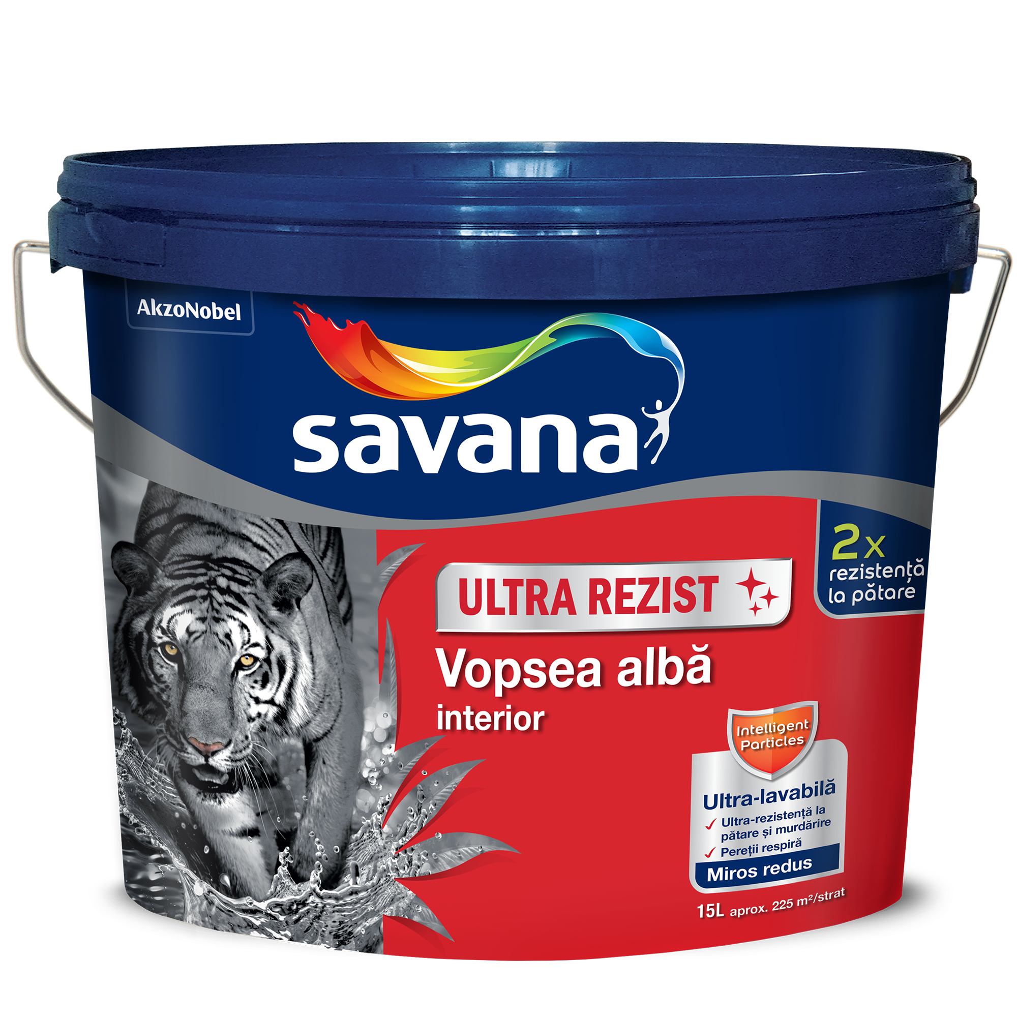 savana Ultra Rezist vopsea albă