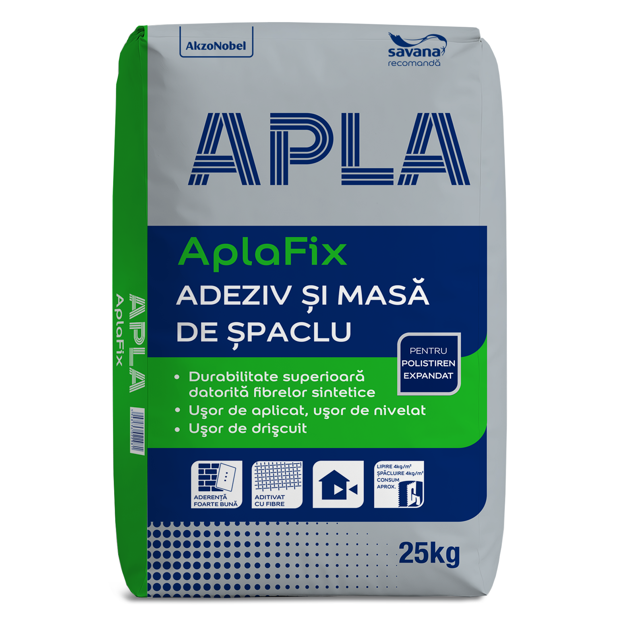 AplaFix adeziv și masă de șpaclu pentru polistiren expandat