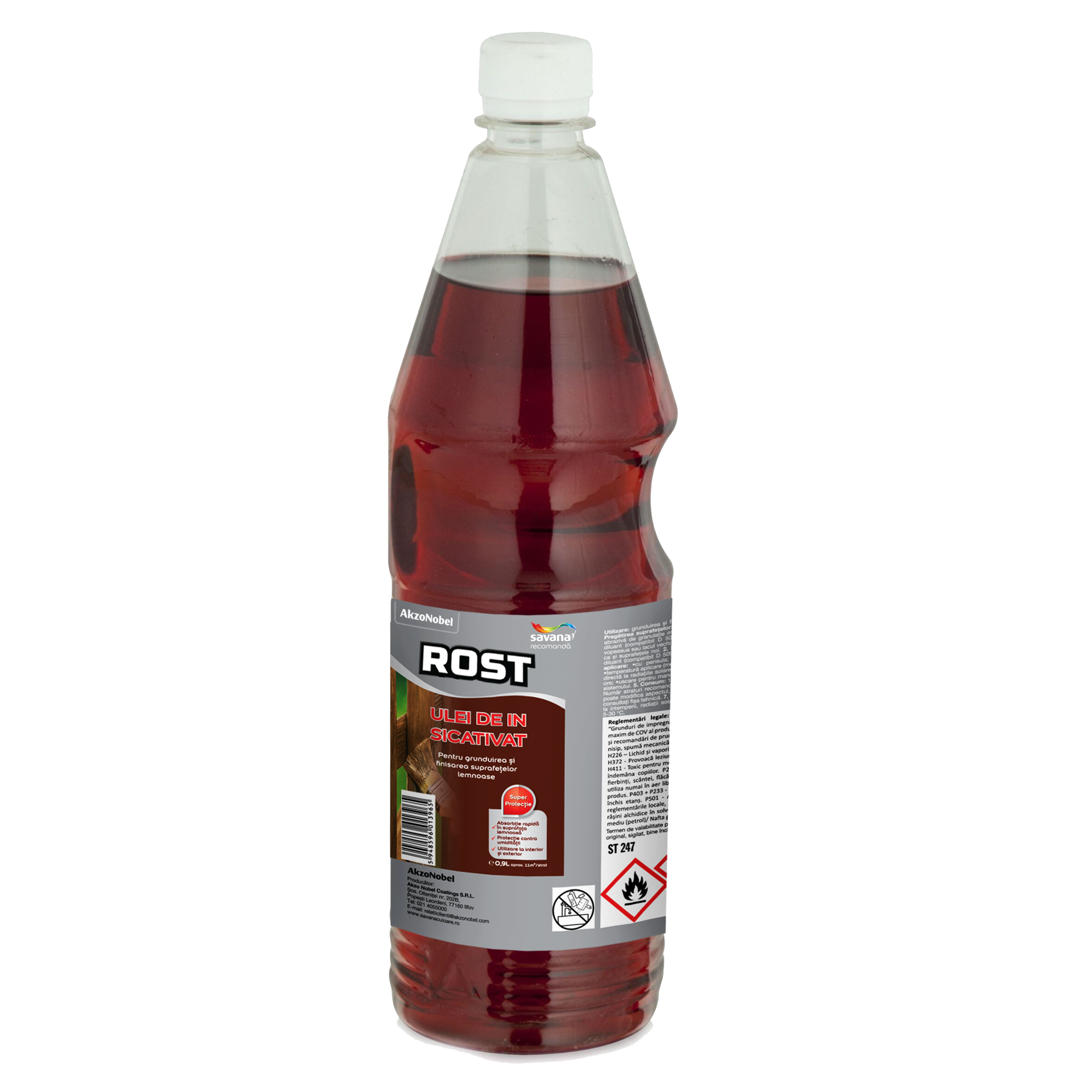 Rost ulei de in sicativat