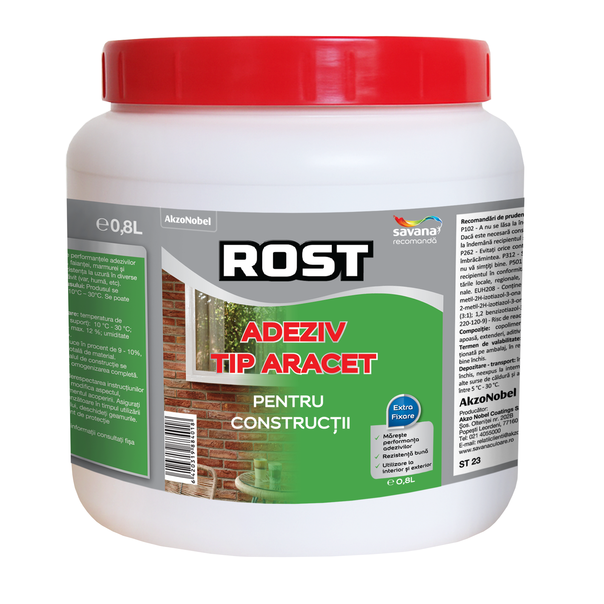 Rost adeziv pentru contrucții
