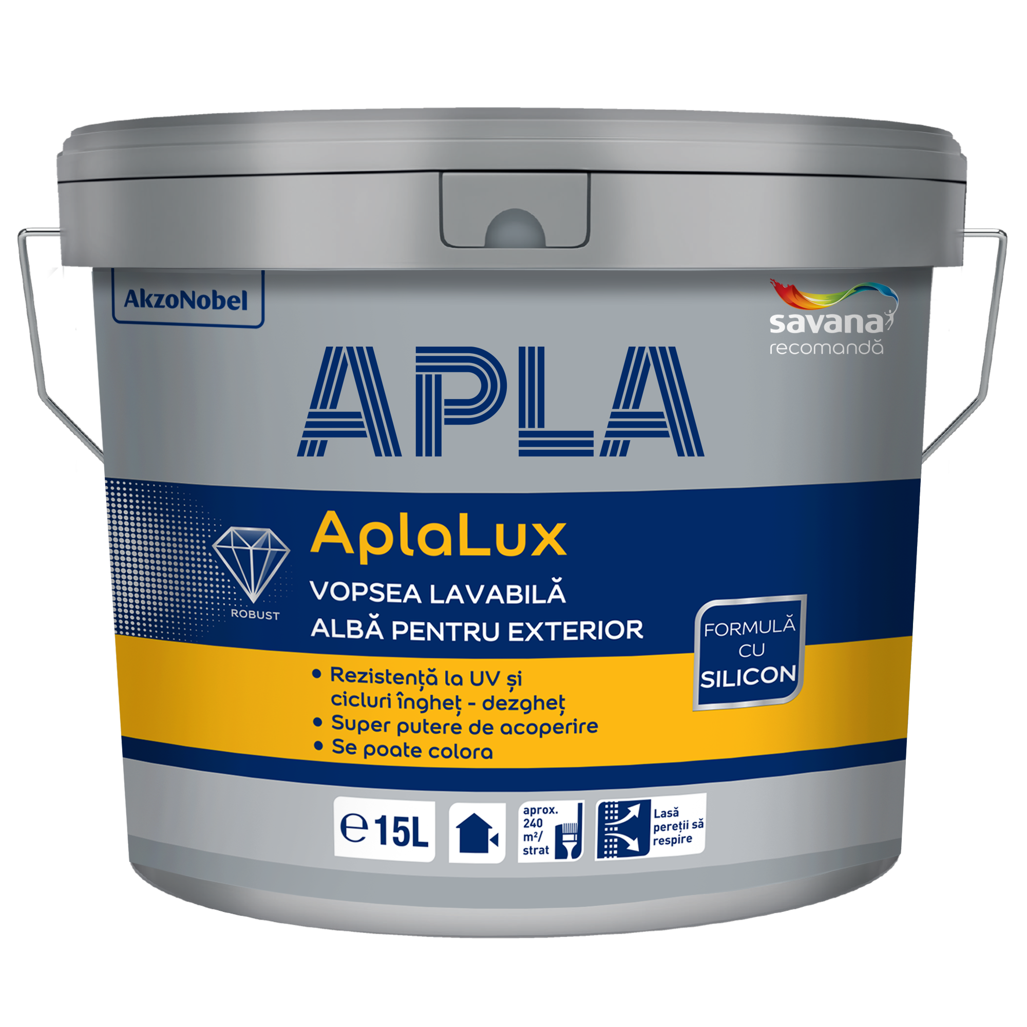 AplaLux vopsea superlavabilă albă exterior