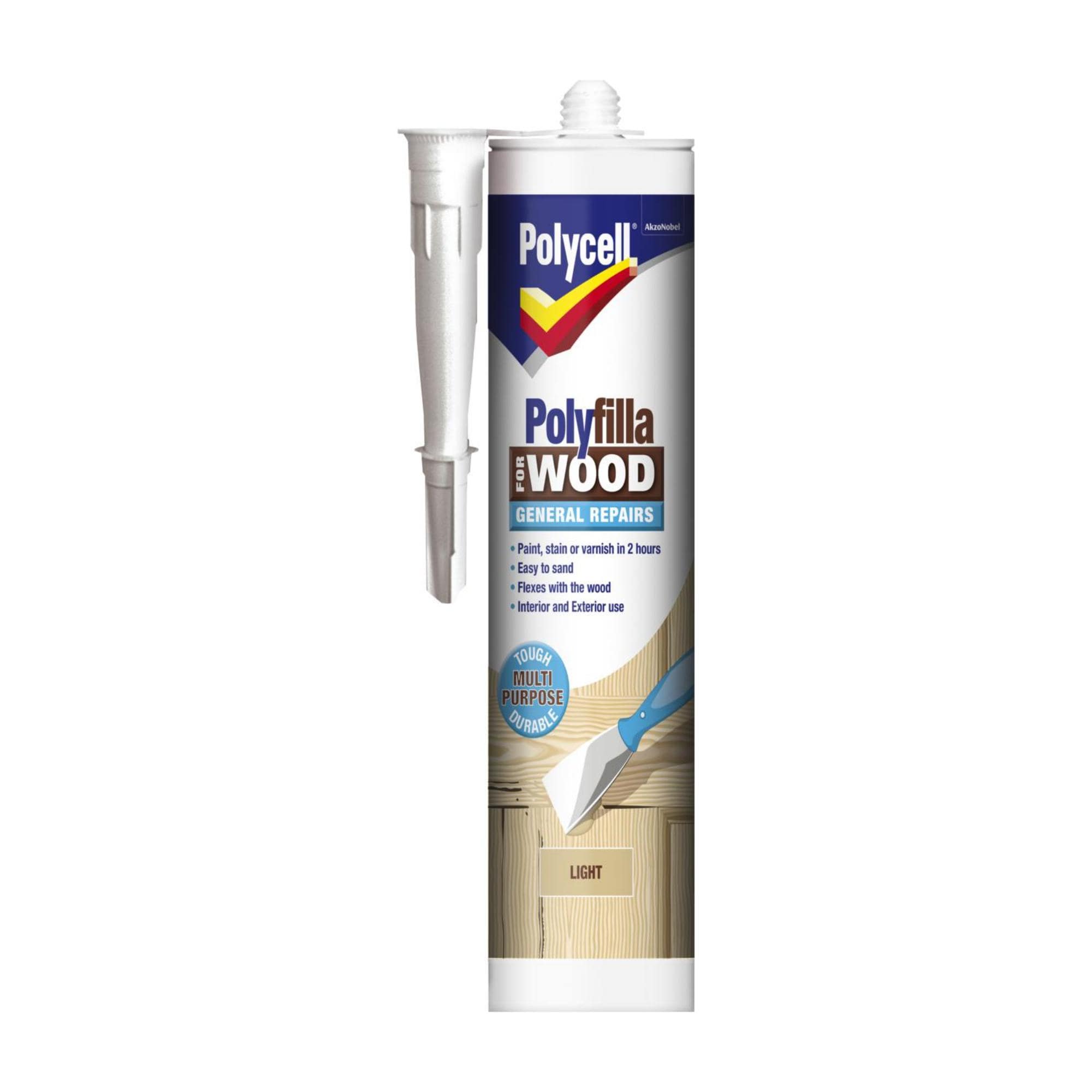 Polycell Polyfilla for wood General Repairs – Cartridge
