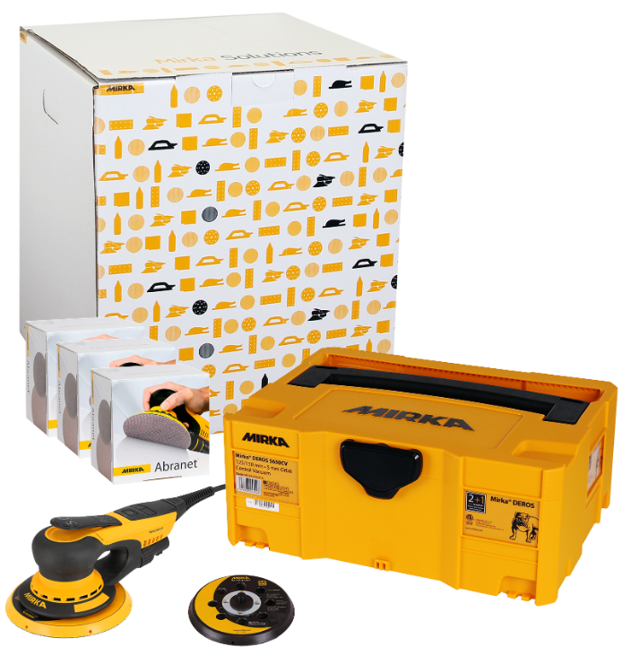 Mirka DEROS II 5650 125/150mm 230V Deco Solution Kit