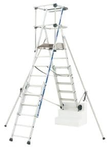 TB Davies SHERPASCOPIC Aluminium Industrial Telescopic Podium Step 8-11 Tread