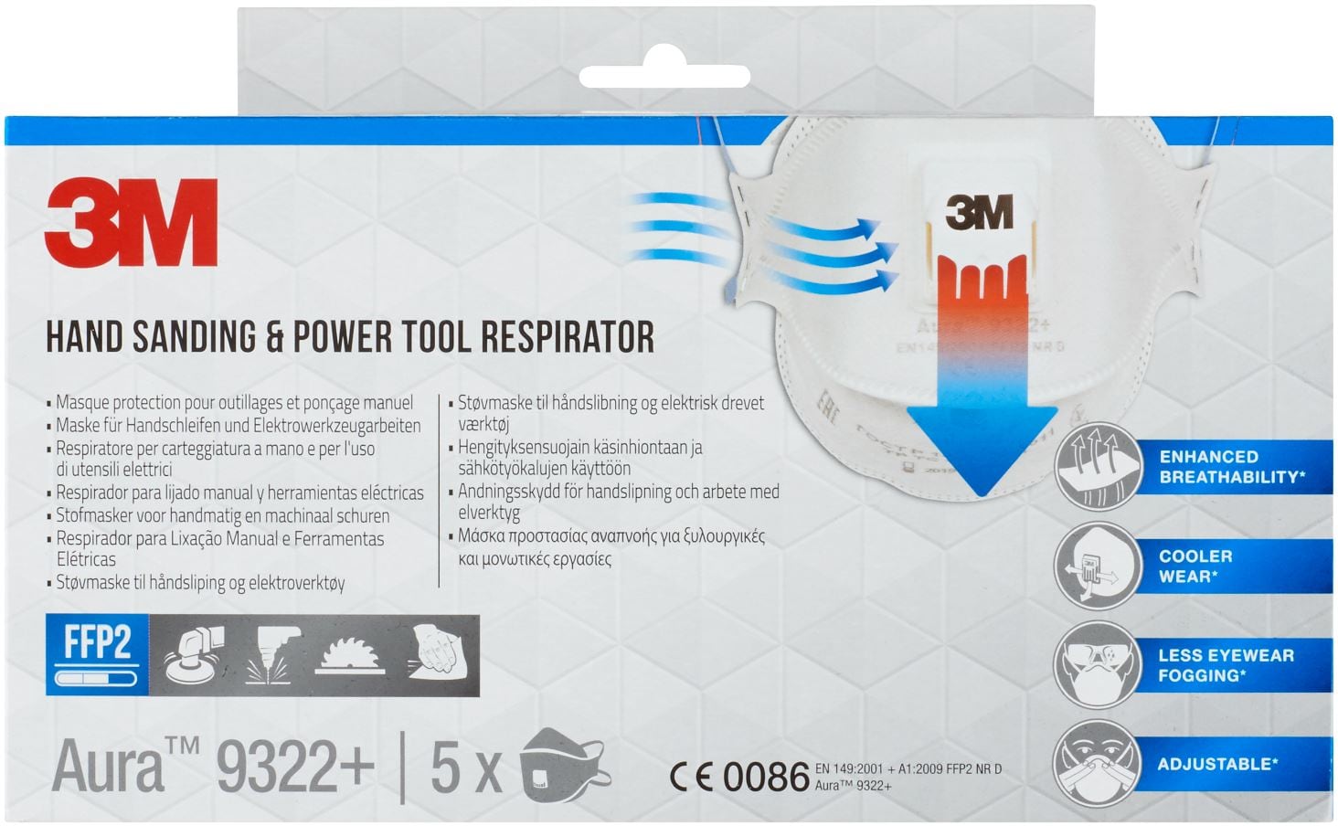 3M Hand Sanding & Power Tool Respirator