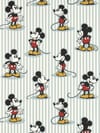 Sanderson x Disney Mickey Stripe Wallpaper