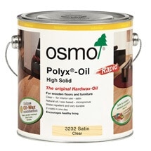 Osmo Polyx Hardwax Oil Rapid Satin Clear 750ml Clear