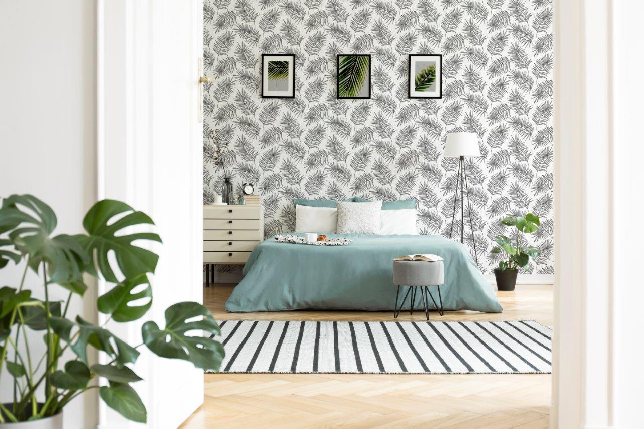 Superfresco Easy Paradise Scandi Leaf Wallpaper