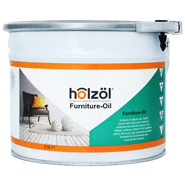 Morrells Holzol Furniture Oil Clear Matt 2.5L - 7FW/00/10L