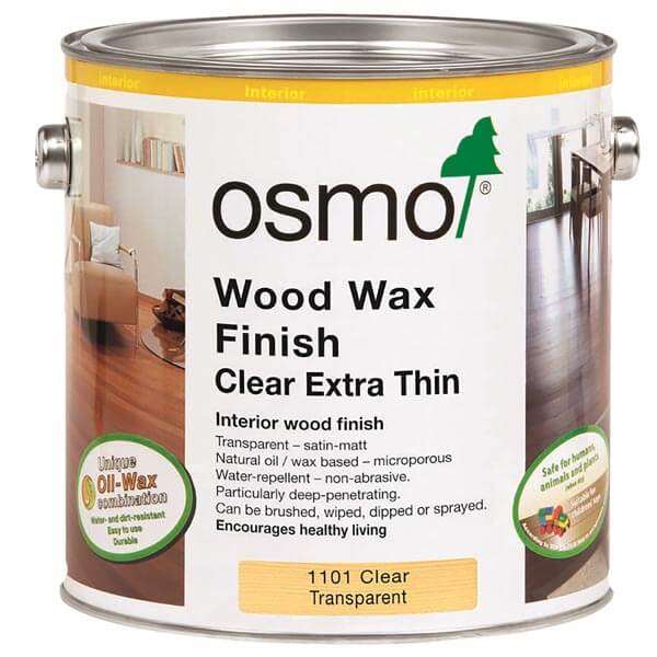 Osmo Wood Wax Finish Extra Thin 2.5L Clear