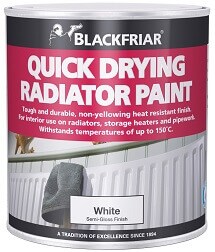 Blackfriar Quick Dry Radiator Paint - White 500ML 500ML