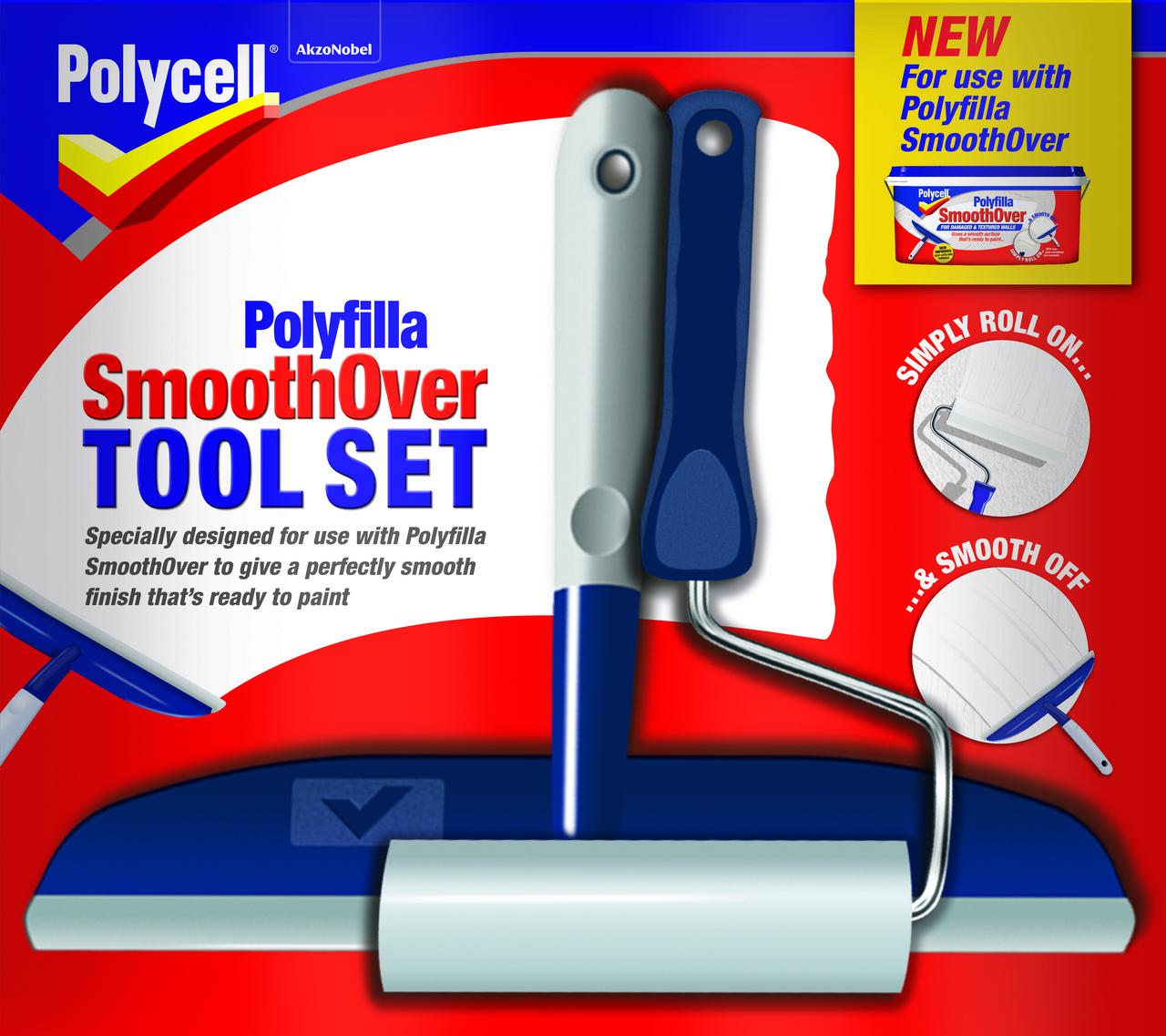 Polycell Polyfilla SmoothOver Tool Set
