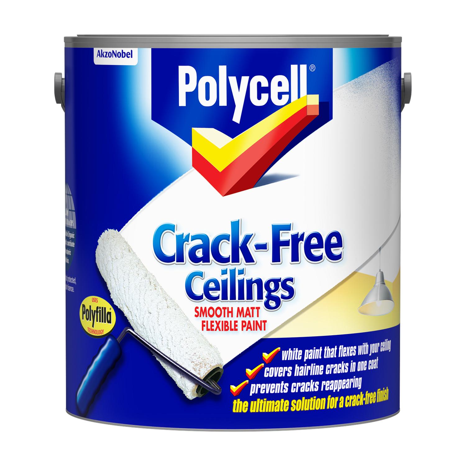 Polycell crack free ceilings