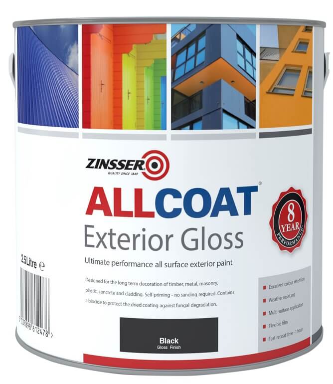 Zinsser Allcoat Exterior Water Based Gloss