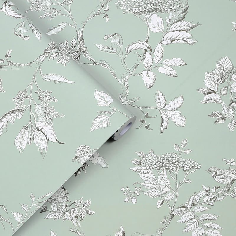 Laura Ashley Elderwood Wallpaper