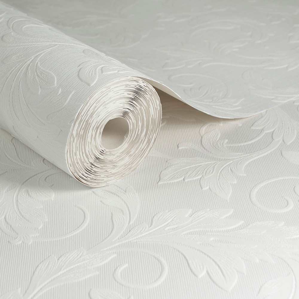 Superfresco Paintable Large Leaves Wallpaper