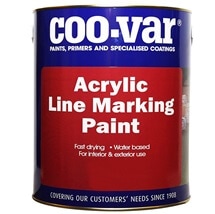 Coo-Var Acrylic Road Line Marking Paint 2.5L White