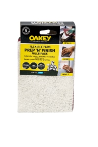 Oakey Flexible Pads Prep and Finish 5PK 5 Pack
