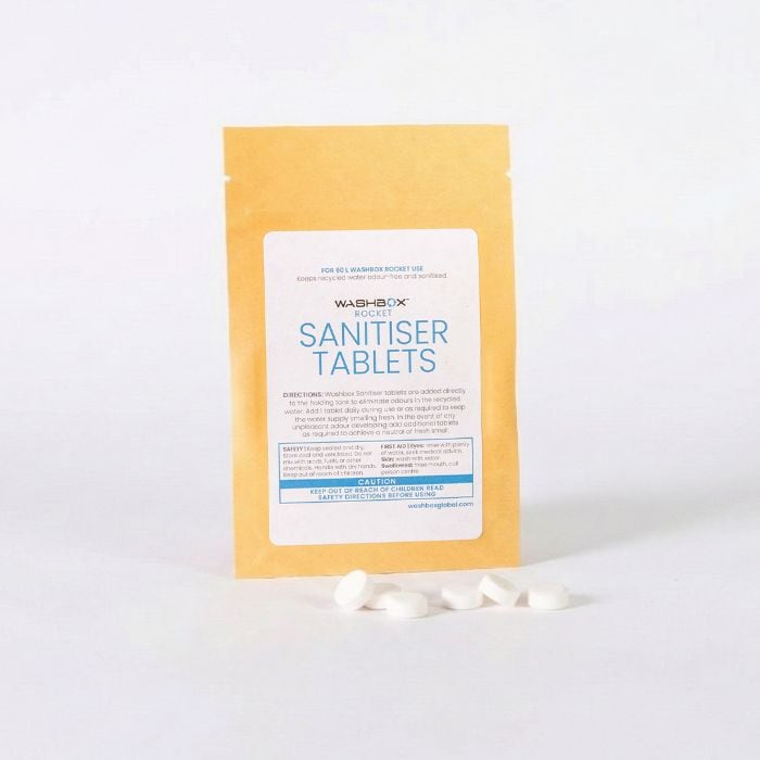 Washbox Rocket Sanitiser Tablets 50PK
