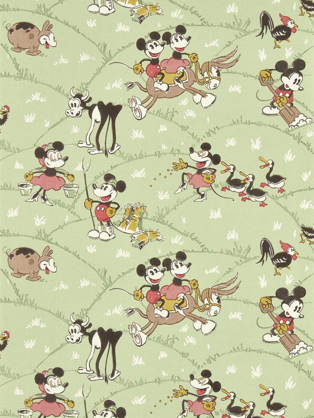 Sanderson x Disney Mickey At The Farm Wallpaper