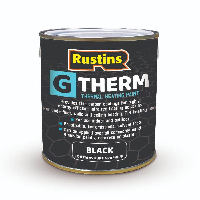 Rustins G Therm Thermal Heating Paint Black
