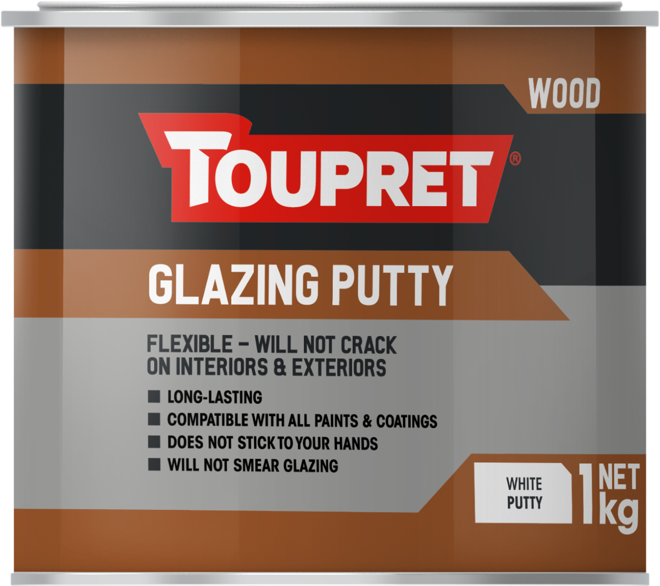 Toupret Glazing Putty 1kg