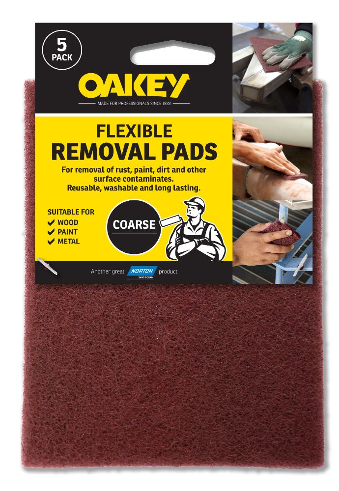 Oakey Flexible Removal Pads 5PK