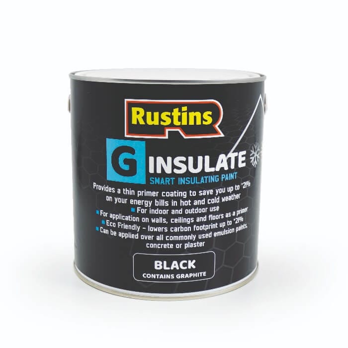 Rustins G Insulate Smart Insulating Paint Black