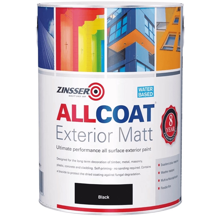 Zinsser Allcoat Exterior Water Based Matt
