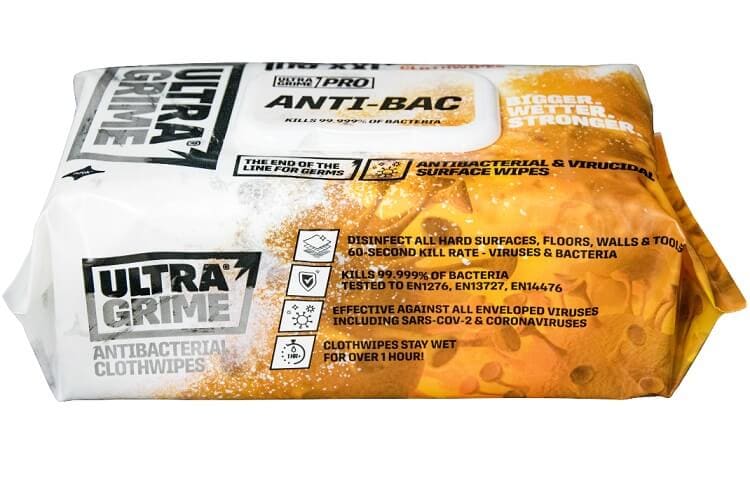 Uniwipe Ultragrime Pro Anti-Bac Clothwipes