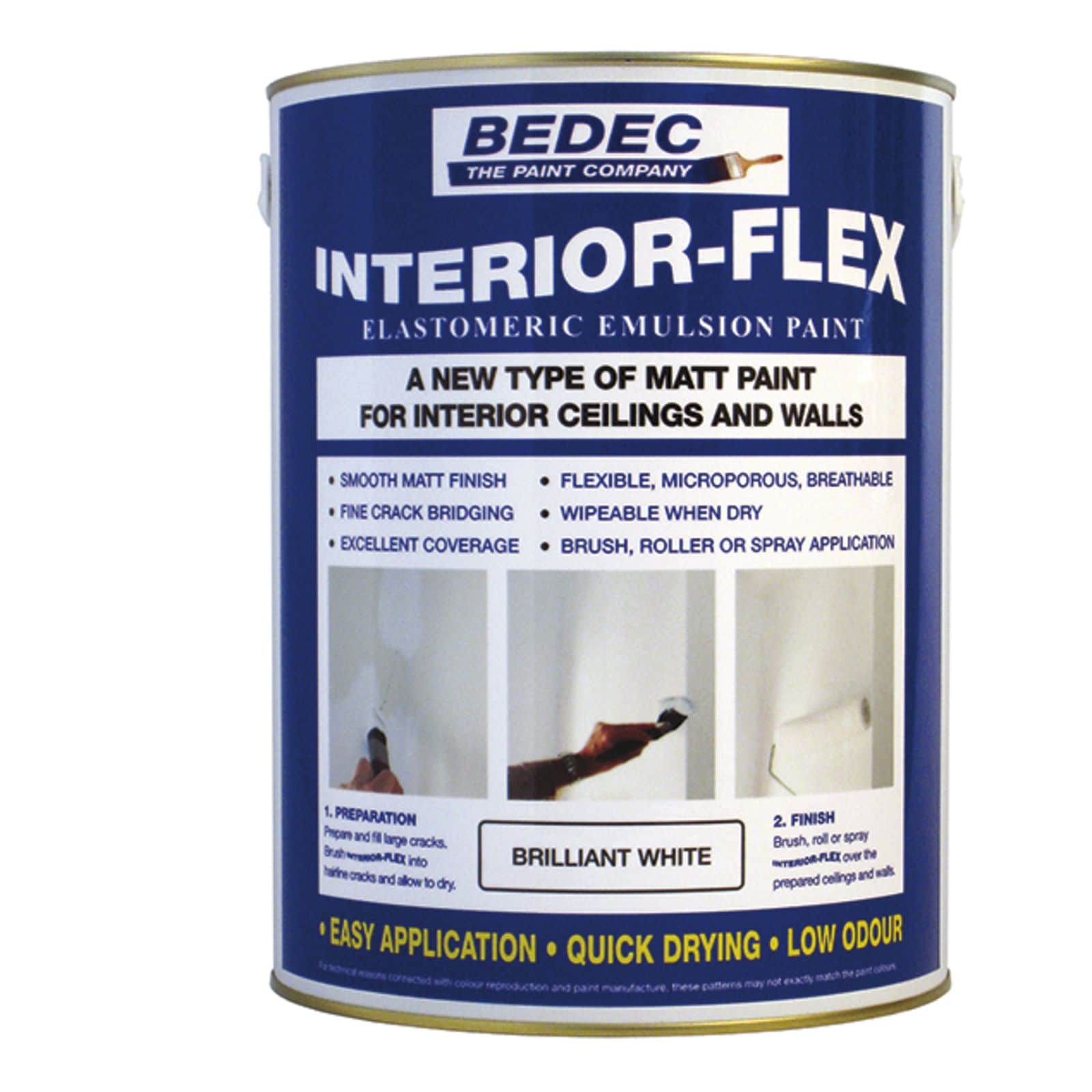 Bedec Interior Flexible Matt White