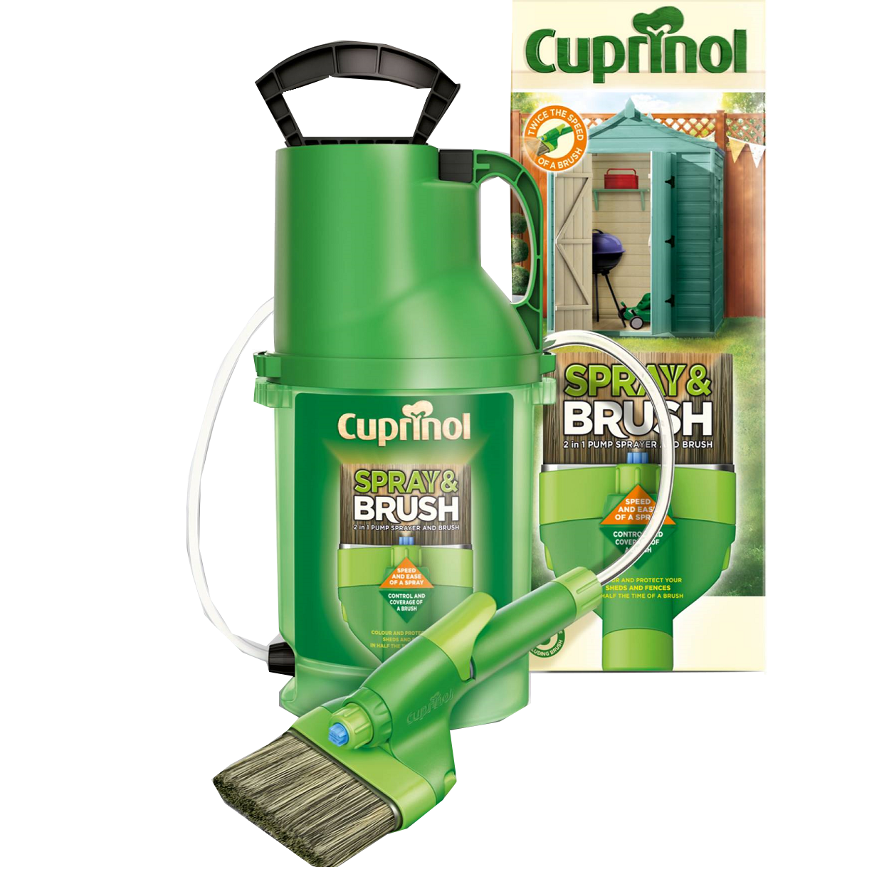 Cuprinol Spray & Brush 2 in 1 Pump Sprayer