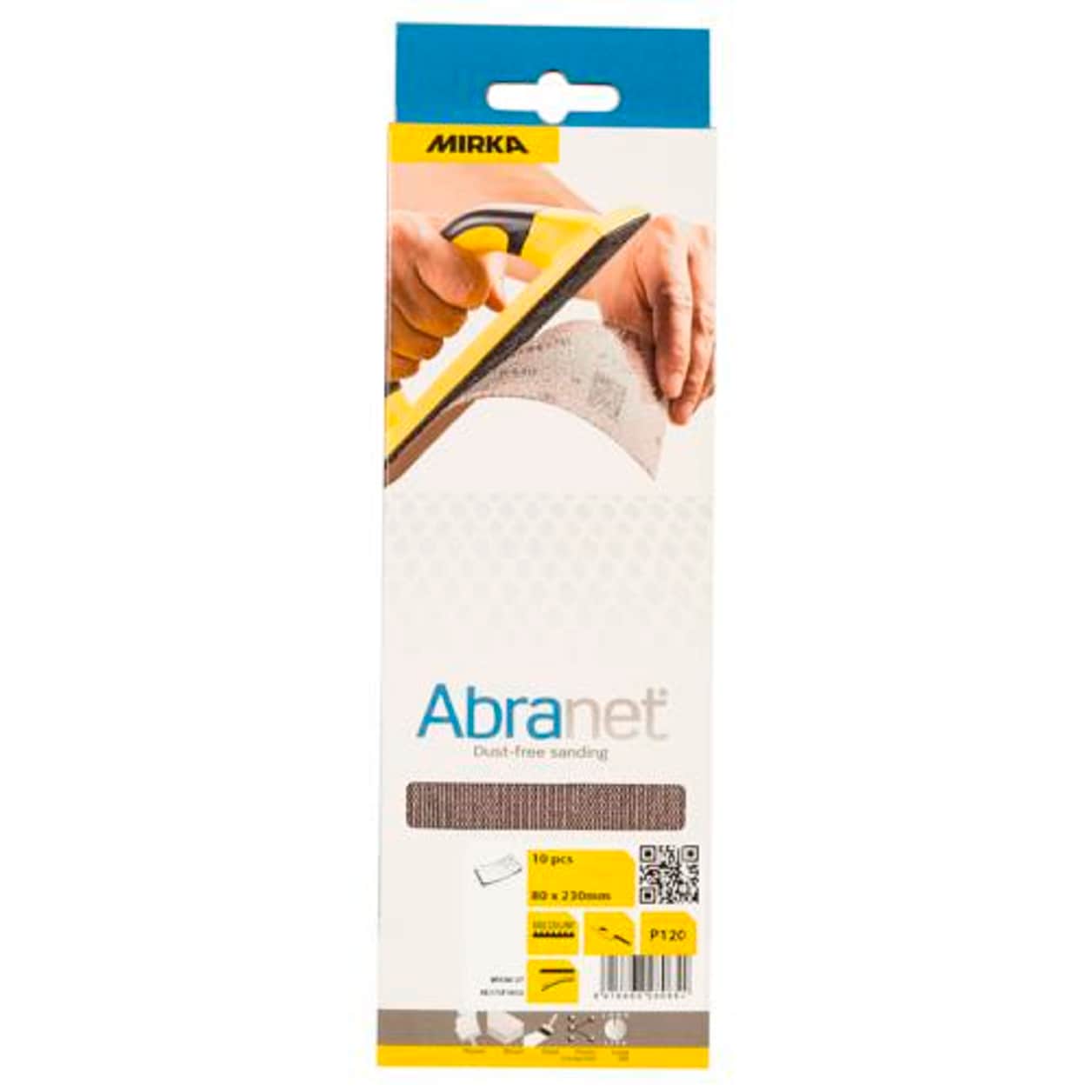 Mirka Abranet Sanding Strips 80 x 230mm Pack of 10
