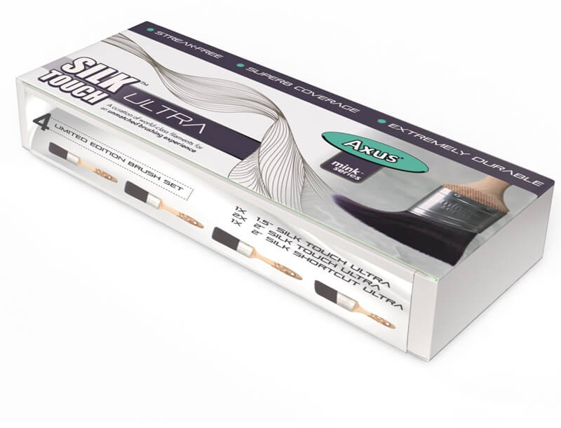 Axus Silk Touch Ultra Brush set 4 Pack