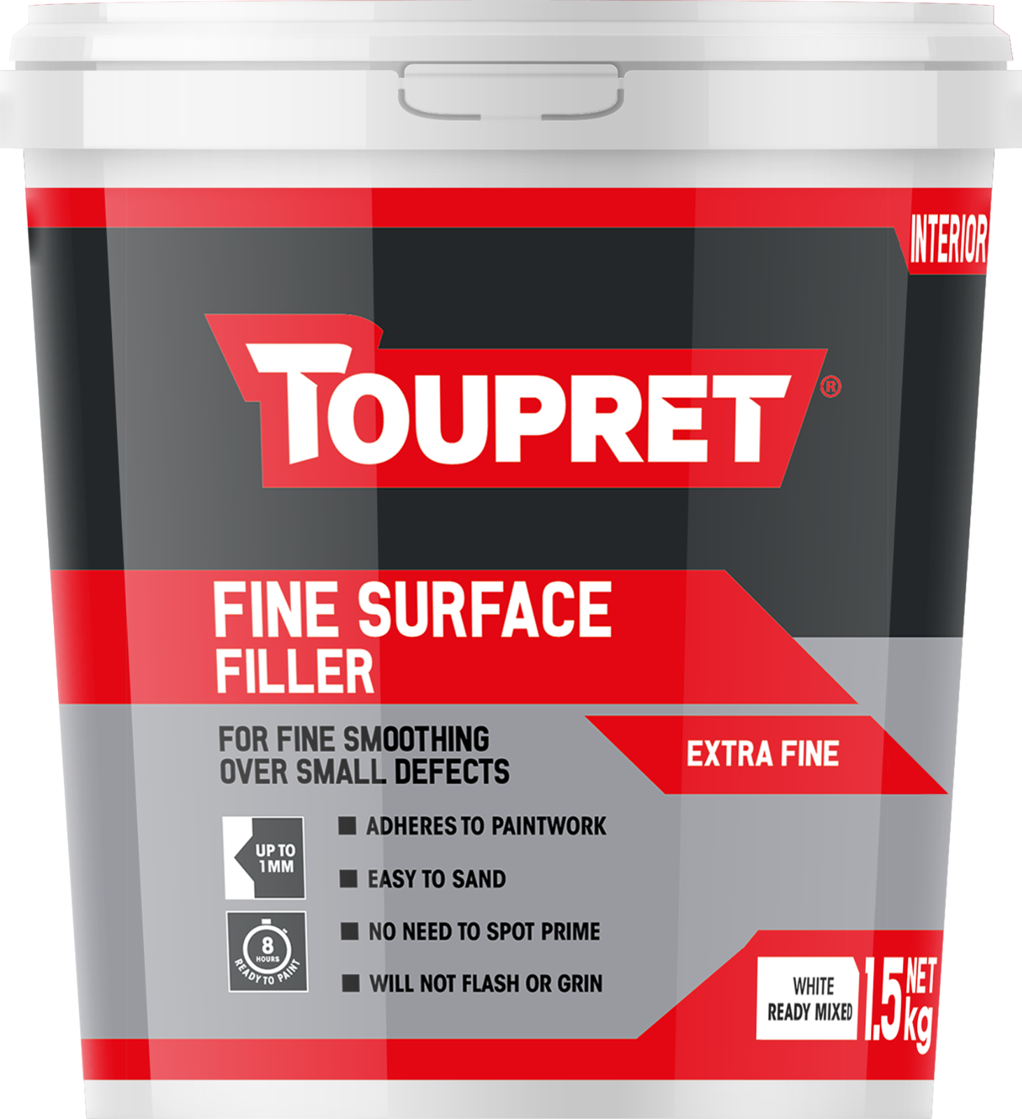 Toupret Fine Surface Filler 1.5kg