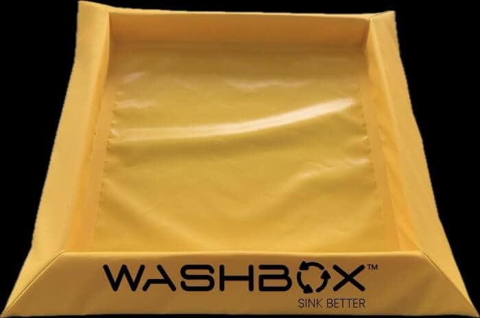 Washbox Containment Bund Yellow Small