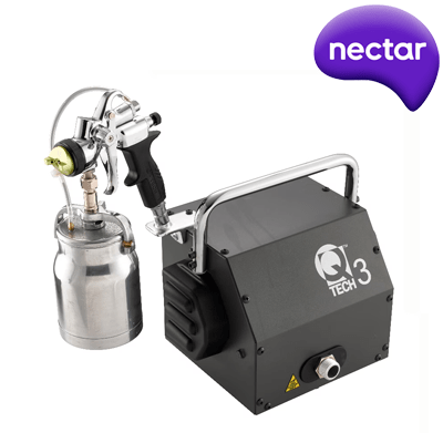 QTech3 HVLP Turbine 3-stage Suction gun