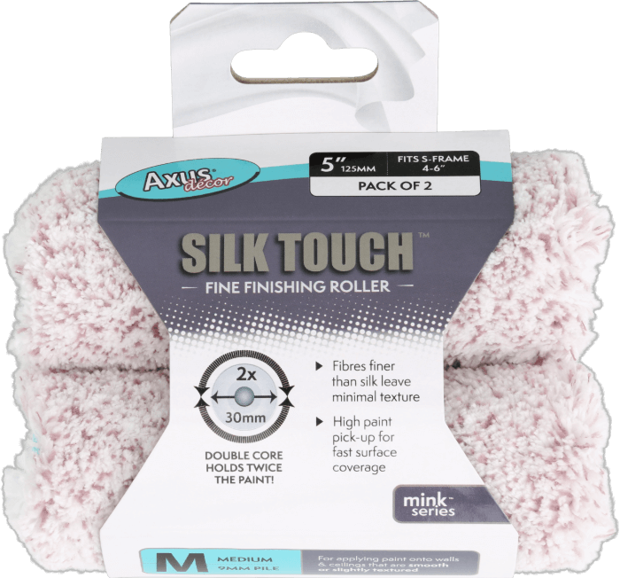 Axus Silk Touch Mink Fine Finishing 5IN Mini Roller Twin Pack