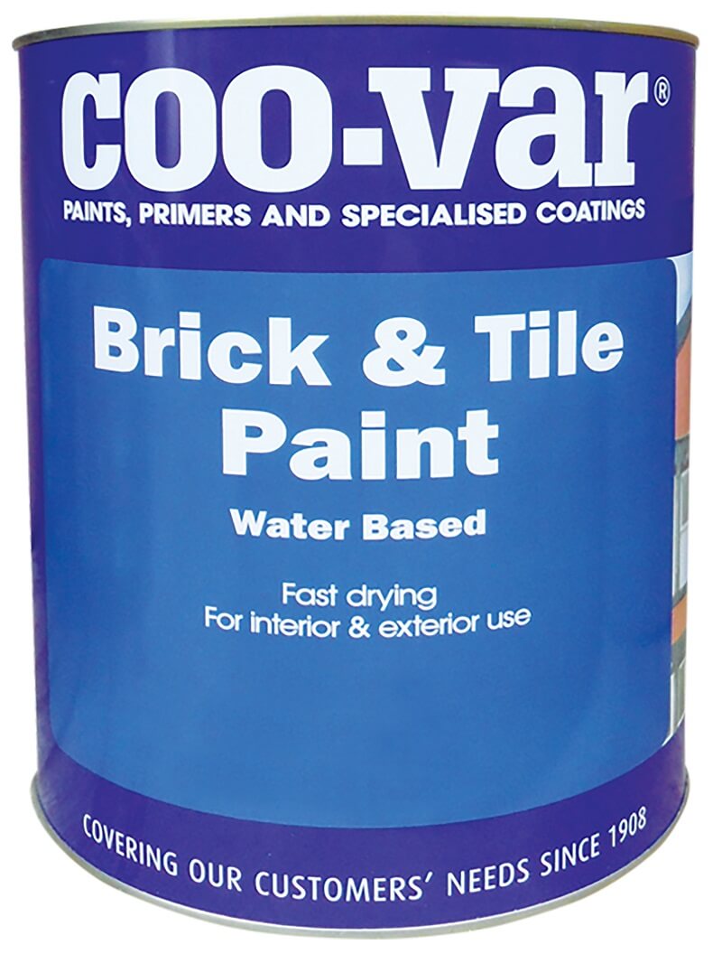 Coo-Var Brick & Tile Paint Water Based Matt Red