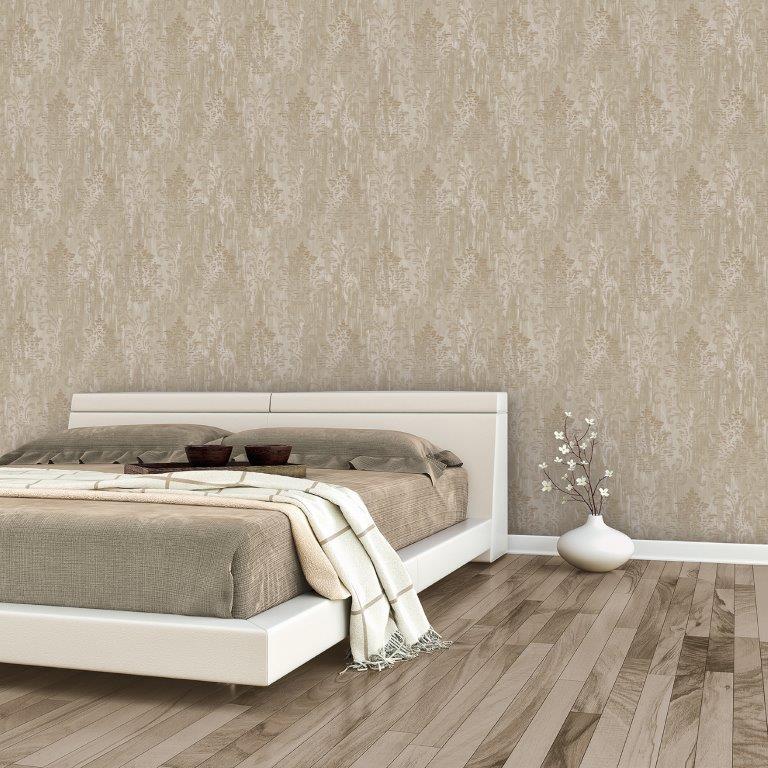 Galerie Metallic FX - Metallic Modern Damask Wallpaper