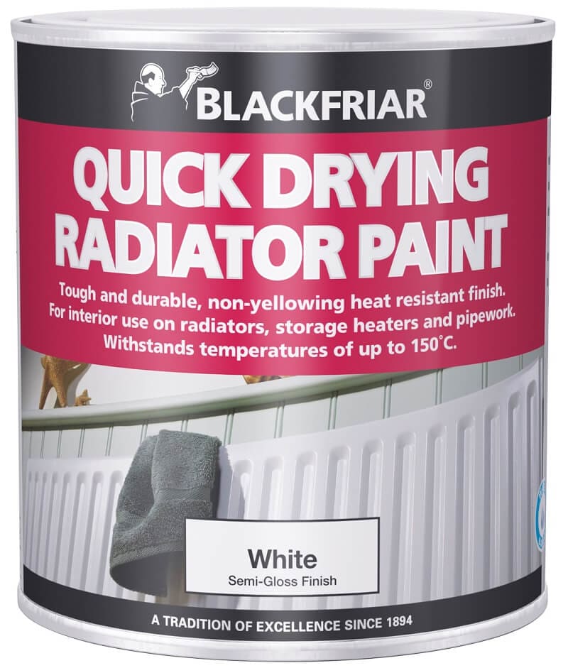 Blackfriar Quick Dry Radiator Paint - White 500ML