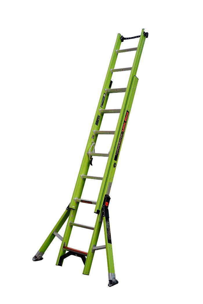Little Giant HyperLite SumoStance Hi-Viz GRP Fibreglass Ladder