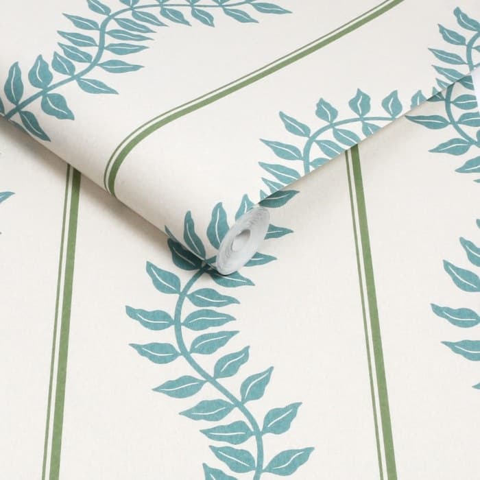 Graham & Brown Laurel Leaf Stripe Wallpaper