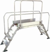 TB Davies BRIDGE-DECK Aluminium Industrial Bridging Platform 8 Tread 90cm Platform