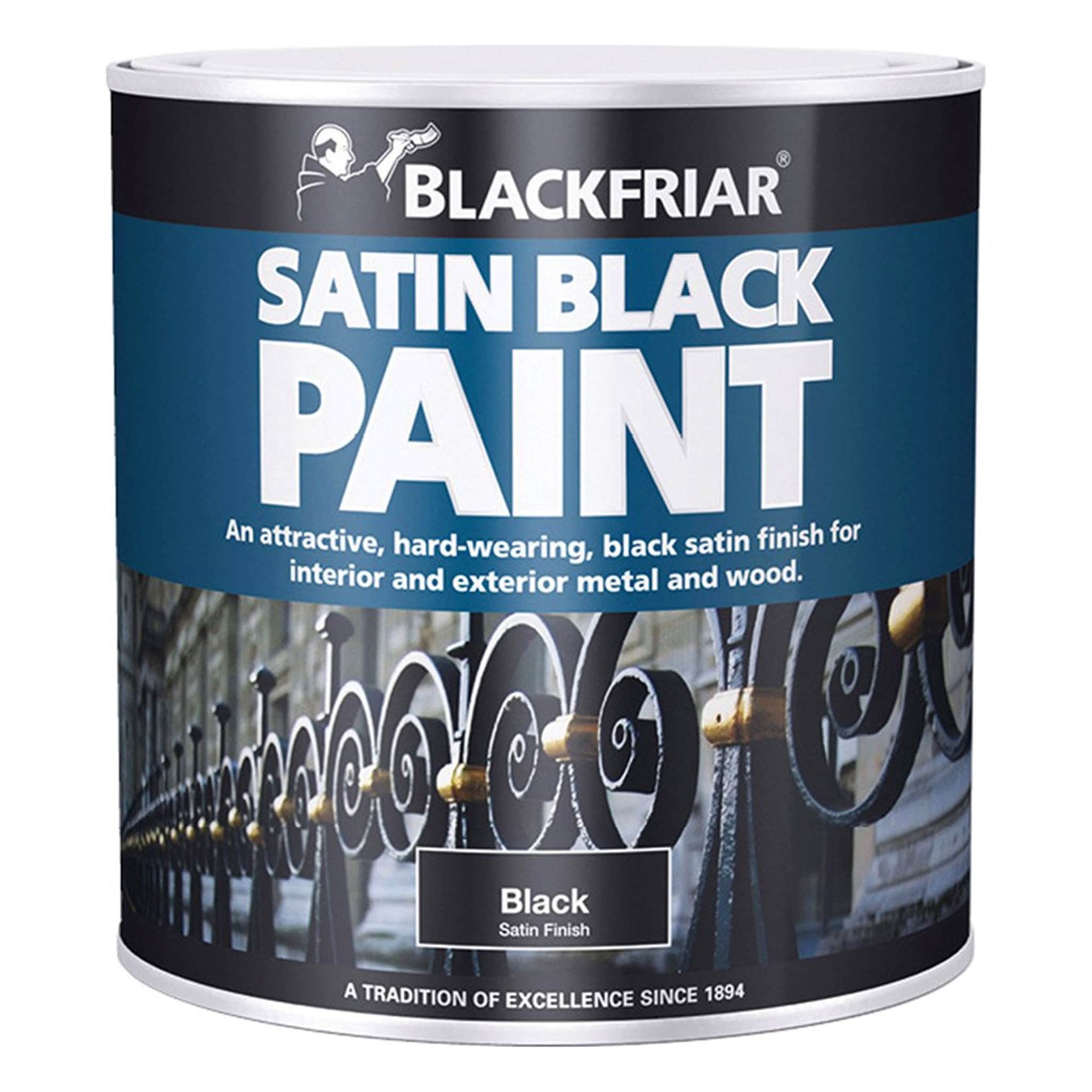 Blackfriar Satin Black Paint
