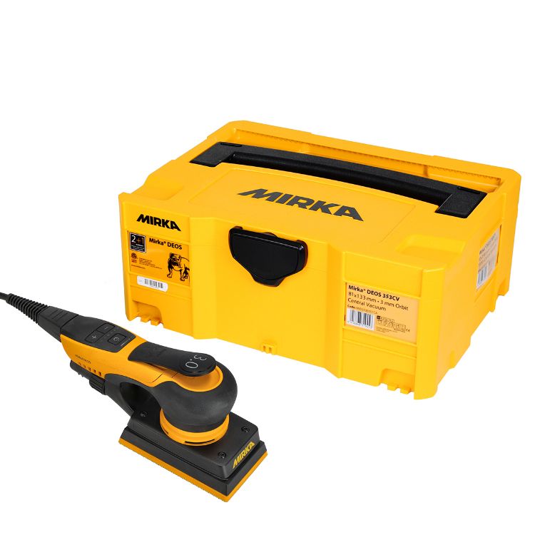 Mirka DEOS II 353 81x133mm 230V Orbit 3.0 Case