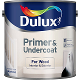 Dulux Primer & Undercoat for Wood Pure Brilliant White, 750ml
