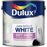 Dulux Soft Sheen Pure Brilliant White, 2.5L