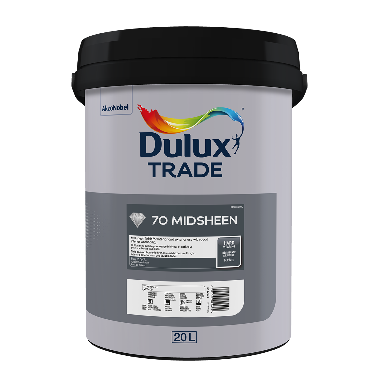 Dulux Trade 70 Midsheen